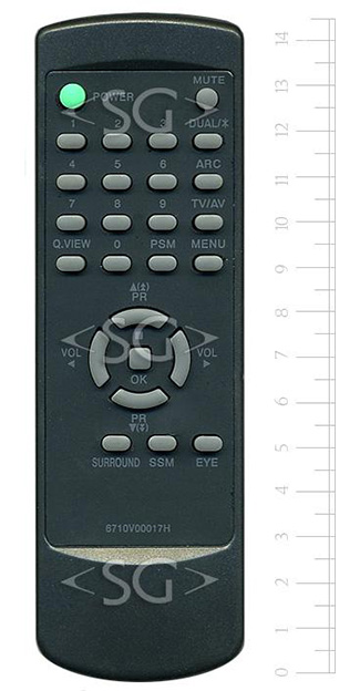 Пульт дистанционного управления для LG 6710V00017H